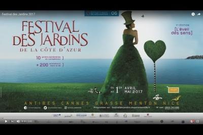 Festival des Jardins de la Côte d’Azur 2017 : l’éveil des sens - Lire la vidéo 1 sur 4, fenêtre modale