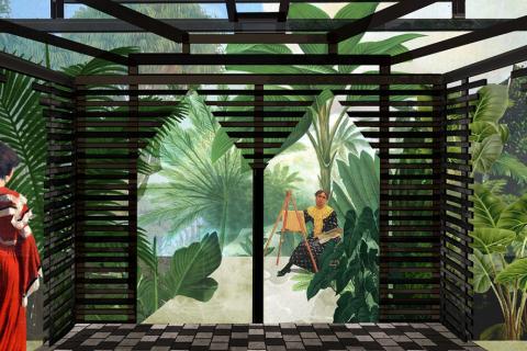 Le jardin de l'Orientaliste